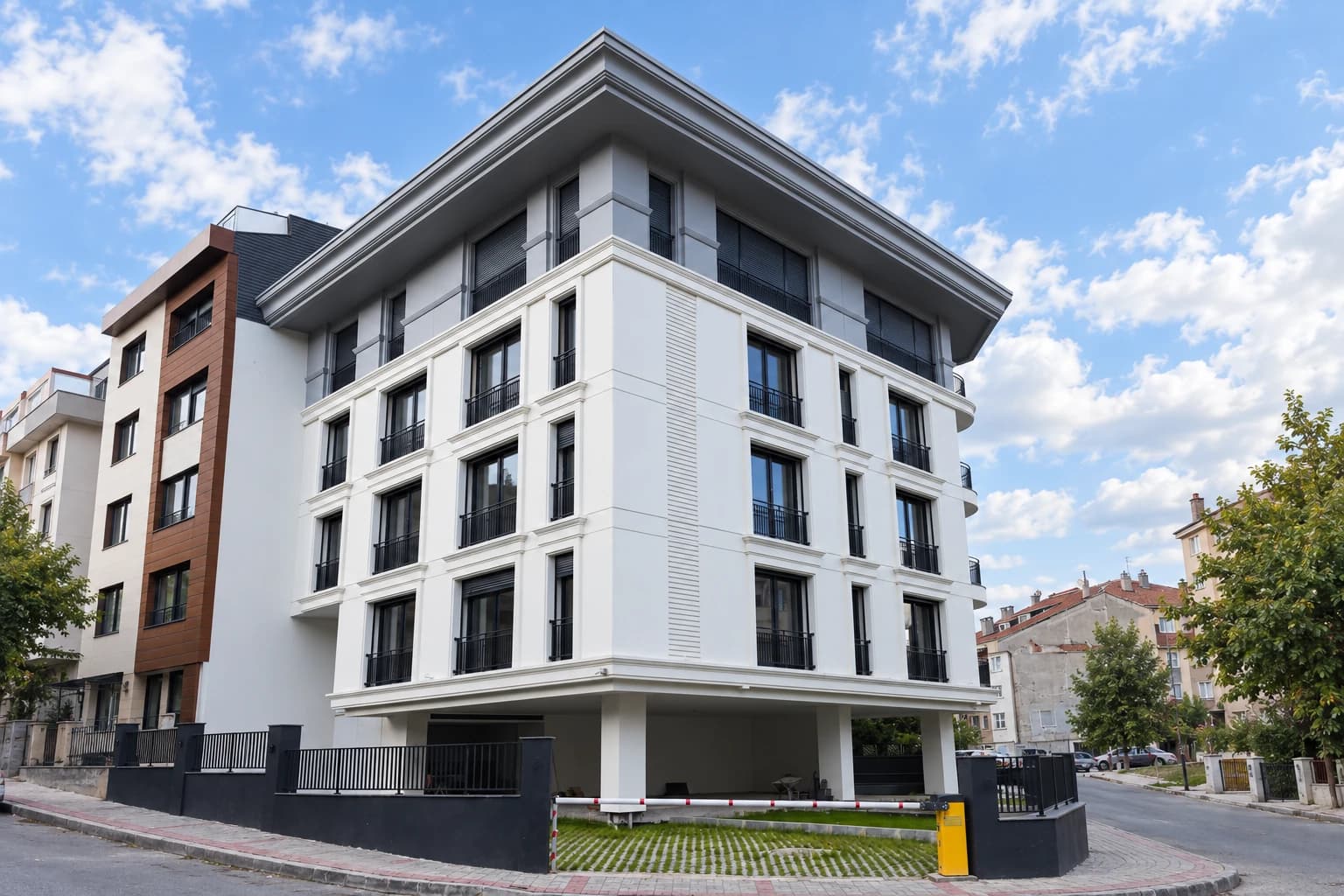 Proje Ametist dış cephesinin tamamlanmış hâli