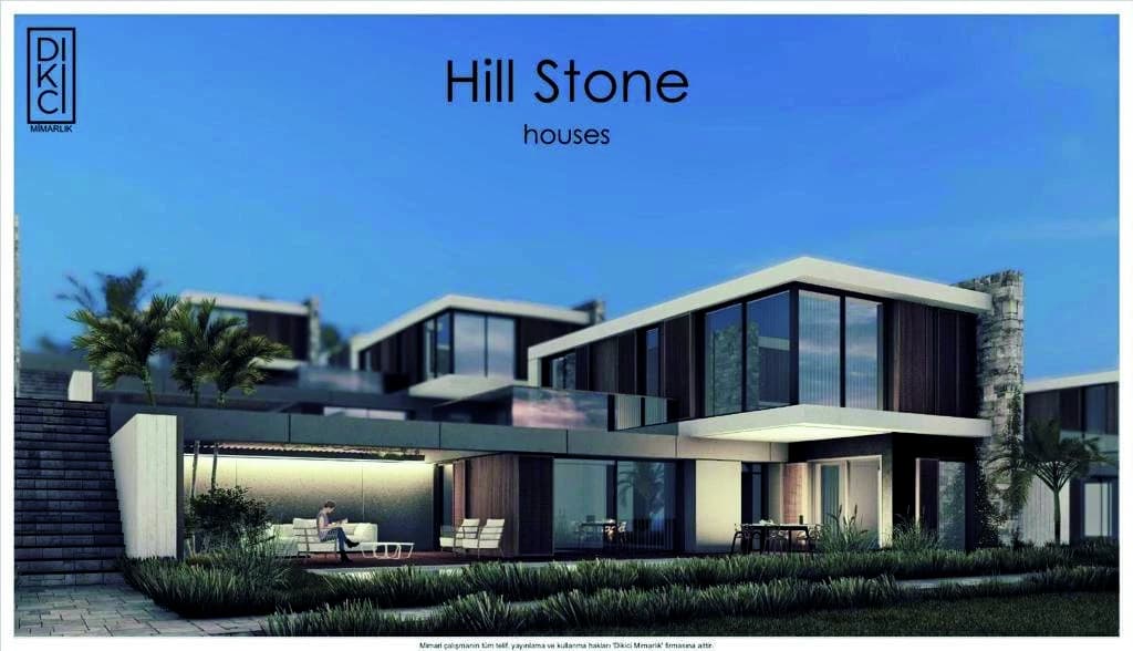 Hill Stone yerleşkesi mimari render görseli