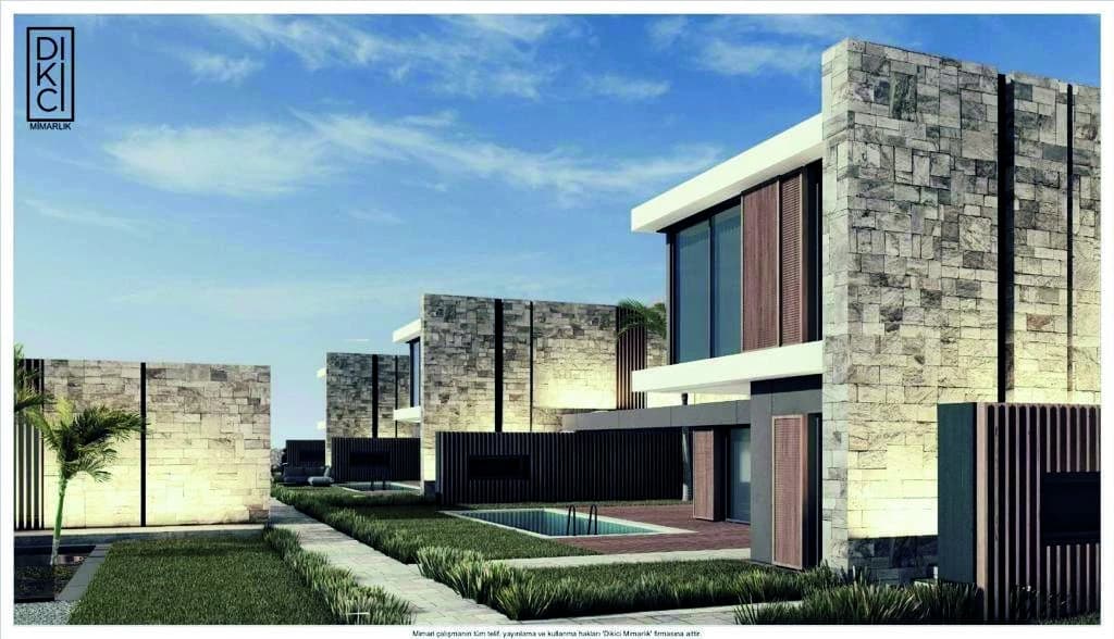 Hill Stone yerleşkesi mimari render görseli