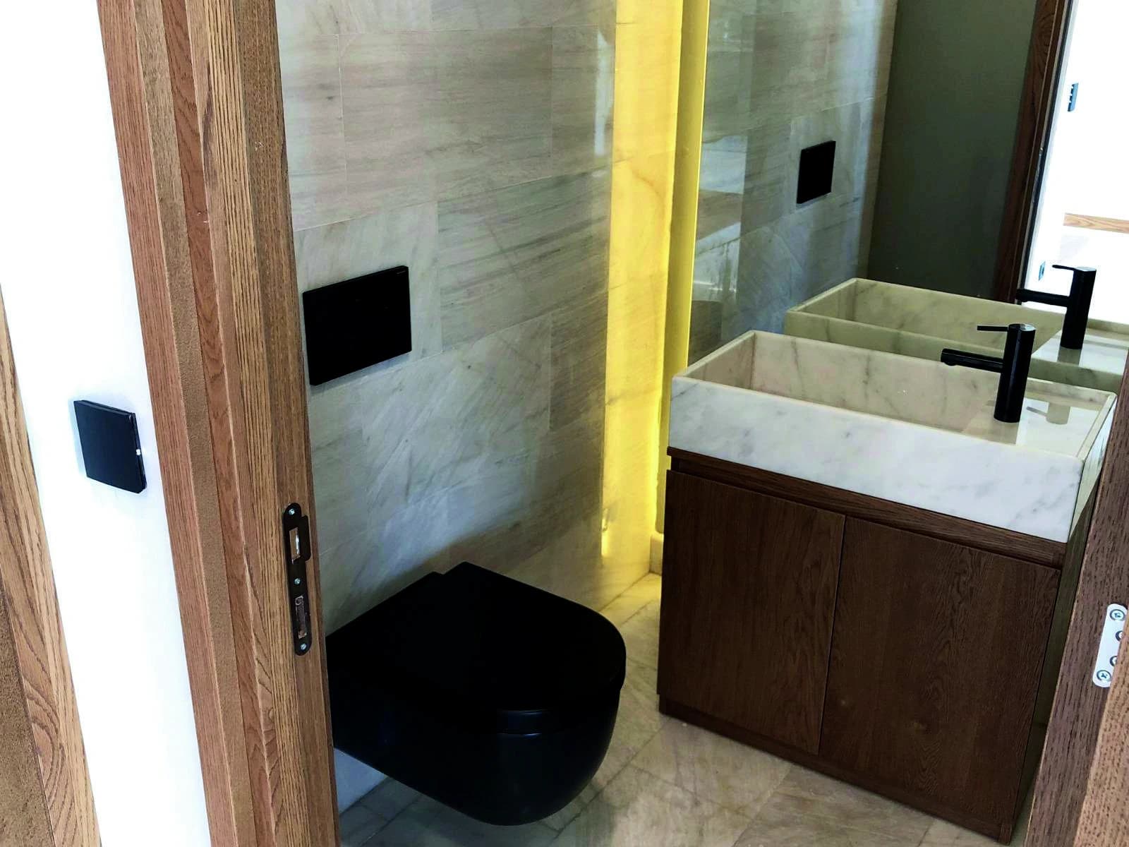 Proje Kuvars banyo fotoğrafı