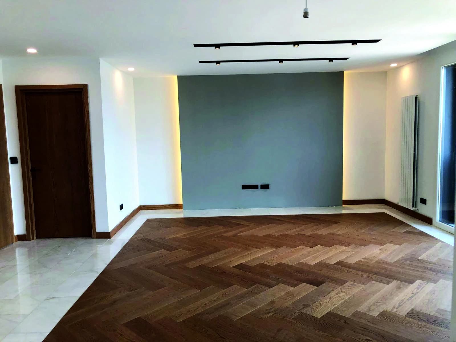 Proje Kuvars salon ve mutfak fotoğrafı