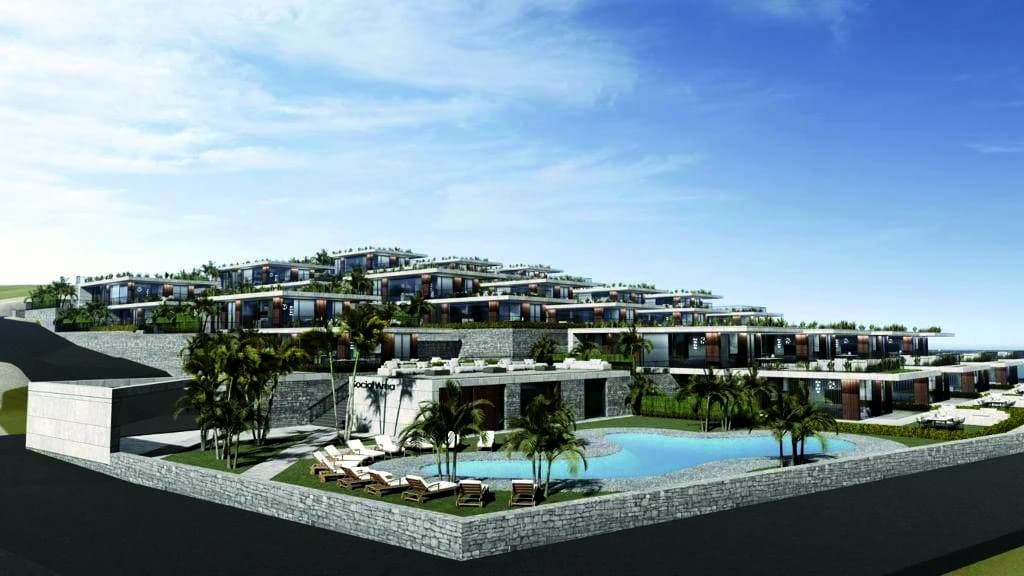 Terrace House yerleşkesi mimari render görseli